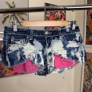 ZD | bleached short shorts | 5